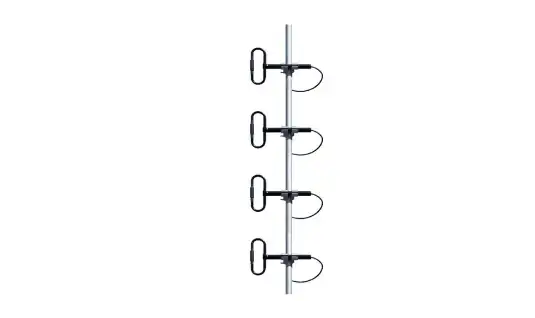 High-Gain Marine Stacked Dipole Array 136-174 MHz